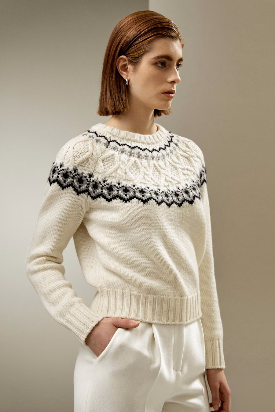 Fair Isle Crewneck Sweater