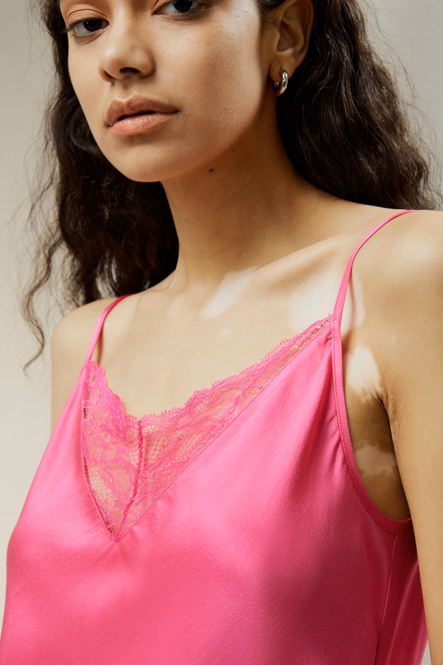 Lace Silk 2 In 1 Cami