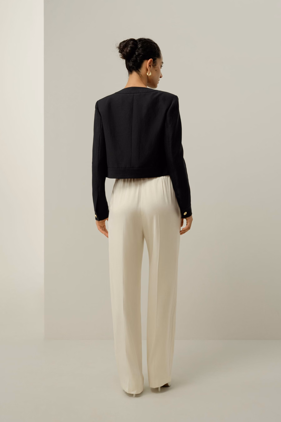 マラ ジャケット シルクリネン