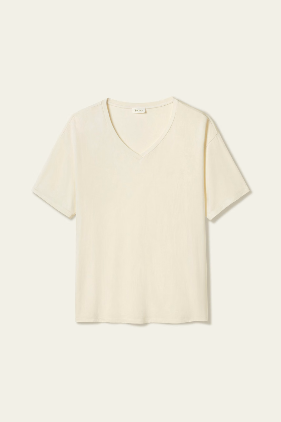 シルクブリーズジャージ基本VネックTシャツ